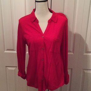 Red Casual Liz Claiborne Blouse